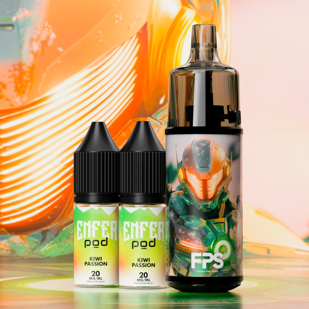 FPS - Tank 30K - ENFER POD Passion Fruit Kiwi Ice 20mg