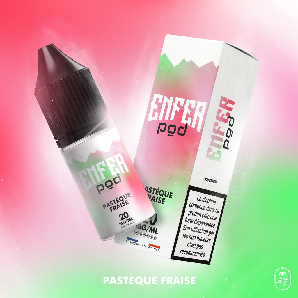 FPS - E-liquide - ENFER Pod Pastèque Fraise (20mg/mL - 10mL) 
