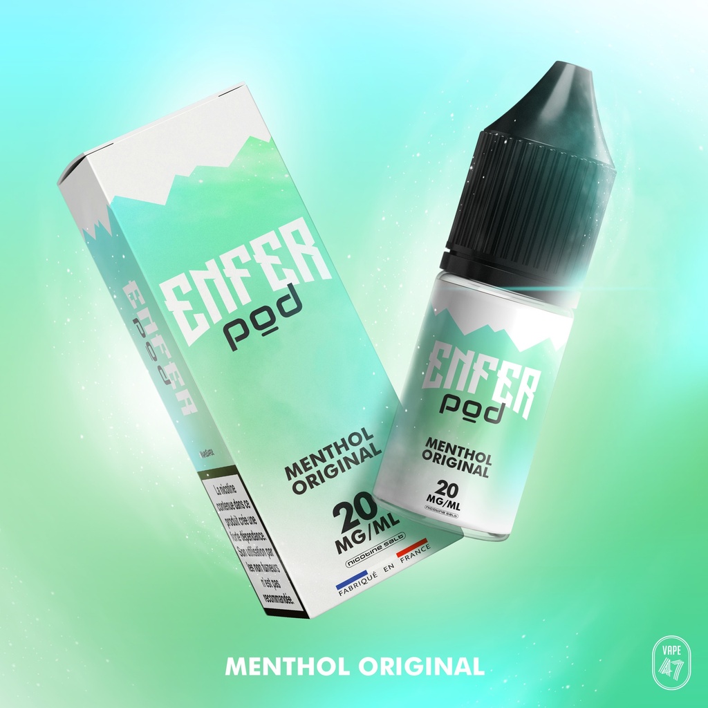 FPS - E-liquide - ENFER Pod Menthol Original (20mg/mL - 10mL)