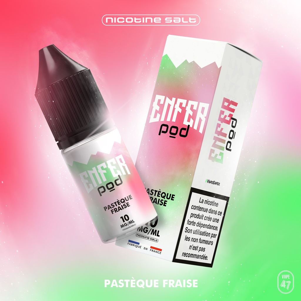 FPS - E-liquide - ENFER Pod Pastèque Fraise (10mL) 