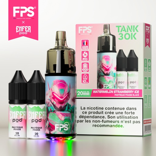 [FPST30EPWS] FPS - Tank 30K - ENFER POD Watermelon Strawberry Ice 20mg