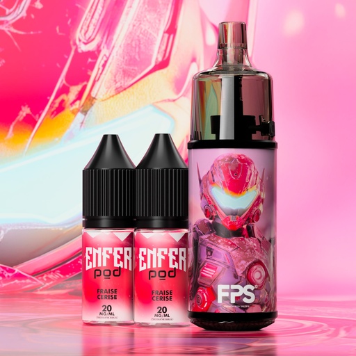 [FPST30EPCS] FPS - Tank 30K - ENFER POD Cherry Strawberry Ice 20mg